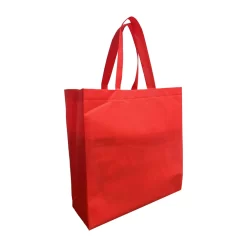 Reliabag Non-Woven Handle Bags - 15.5"W X 6"D X 15.5"H - Red - 25 Pack