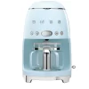 SMEG 50's Style Coffee Machine, 10 Drip Filter, Pastel Blue (DCF02PBUS)