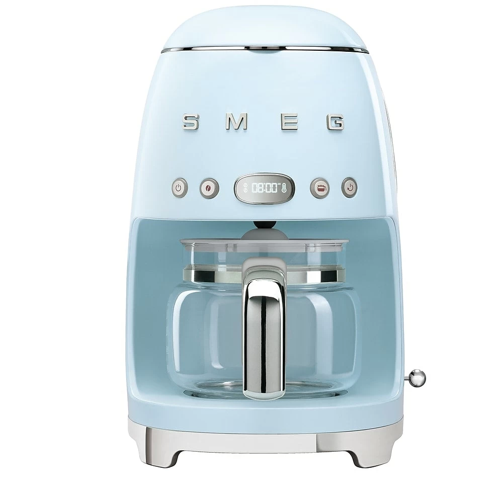 SMEG 50's Style Coffee Machine, 10 Drip Filter, Pastel Blue (DCF02PBUS) 1 SMEG 50's Style Coffee Machine, 10 Drip Filter, Pastel Blue (DCF02PBUS)