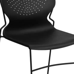 Flash Furniture HERCULES Series Black Full Back Stack Chair With Black Powder Coated Frame -Professional Office Supply Store 0897c87f567512cdc79e17cab424f61aacab6434 square2986345 5