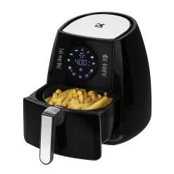 Kalorik Black Digital Airfryer With Baking Pan And Pie Pan