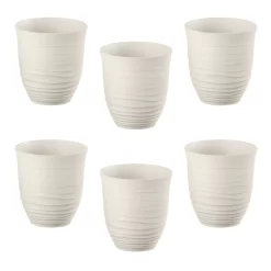 Guzzini Tierra Post Consumer Recycled Plastic Tumblers - 3.5"D X 3.75"H - 11.8 Fl Oz - Milk White - 6 Pack -Professional Office Supply Store 0cc8fc30e4cab6d7fdb7a1c8183feddc855367f9 square3063167 3