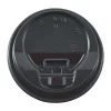 Tannex Dome Lid With Latch For 10oz, 12oz, And 16oz Paper Coffee Cups, Black, 1000 Pack