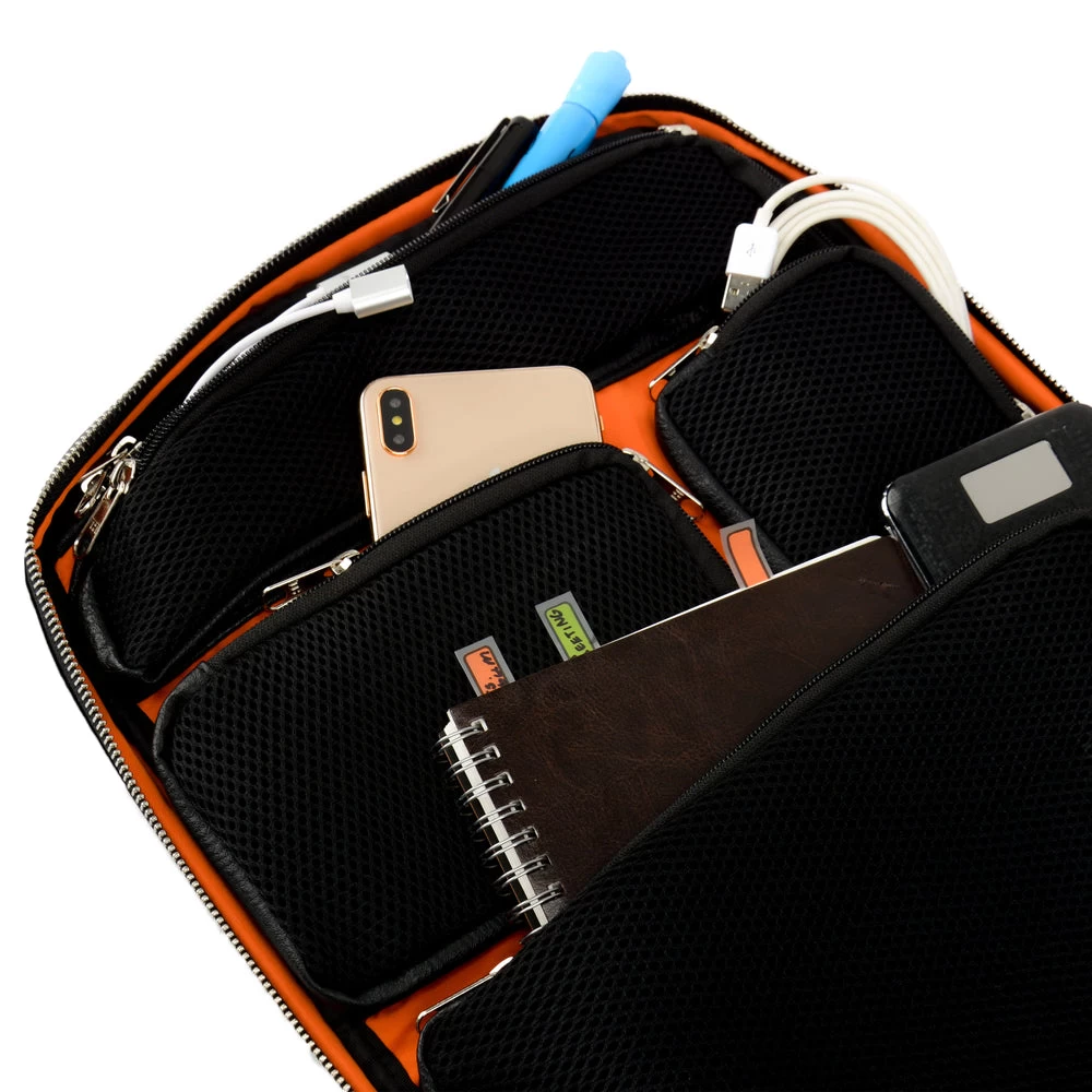 Lencca Quadra 15.6" Laptop Backpack - Black 9 Lencca Quadra 15.6" Laptop Backpack - Black - Image 9