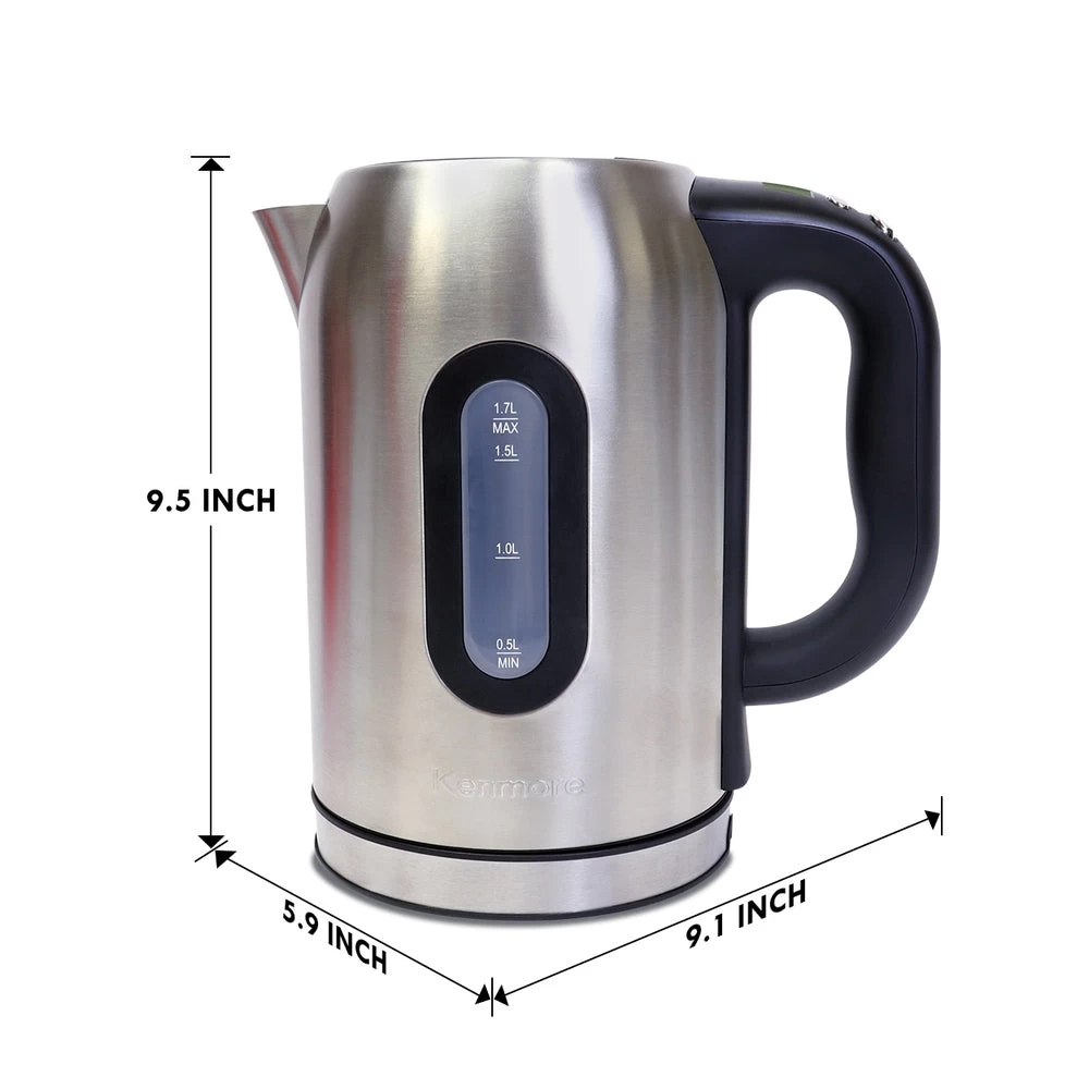 Kenmore Digital Cordless Kettle - 1.7 L - Stainless Steel 7 Kenmore Digital Cordless Kettle - 1.7 L - Stainless Steel - Image 7