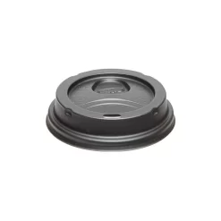 Dixie Plastic Dome Lid For 8 Oz. Cups, Black, 1000 Pack