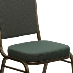 Flash Furniture HERCULES Series Crown Back Stacking Banquet Chair In Green Patterned Fabric - Gold Vein Frame -Professional Office Supply Store 1399b14612f0ce7f009847a08144c95982e4dd74 square1982770 6