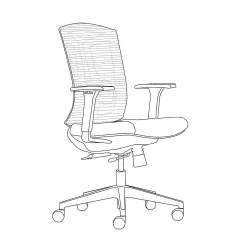 HDL ECO-MB Jupiter Series Echo Mesh Mid-Back And Fabric Chair, Black -Professional Office Supply Store 14182321a23cf5da452afe1e0aa0690dbab86014 square2926067 3