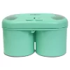 Koolatron Deluxe Double Treat Ice Cream Maker, Green