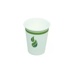 Eco Guardian Compostable PLA-Lined Hot Drink Paper Cups, 8 Oz, 1000 Pack (EG-P-PL-K08-W50)
