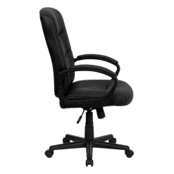 Flash Furniture Mid-Back Black Leather Executive Swivel Chair With Three Line Horizontal Stitch Back & Arms 10 Flash Furniture Mid-Back Black Leather Executive Swivel Chair With Three Line Horizontal Stitch Back & Arms -Professional Office Supply Store 15e83308ff186f3009860624de46ee35b8e54473 square201049 3