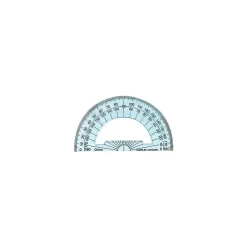 Charles Leonard Chl77104 4" Plastic Protractor - 60 Pack