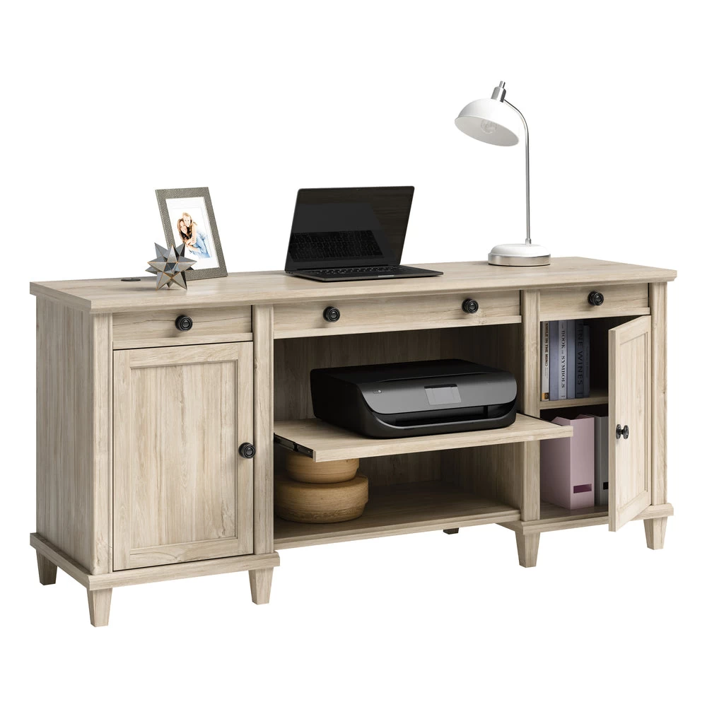 Sauder Hammond Credenza Desk - Chalk Oak (428247) 3 Sauder Hammond Credenza Desk - Chalk Oak (428247) - Image 3