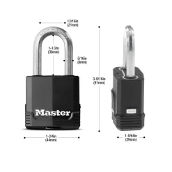 Master Lock 48mm Wide Covered Laminated Steel Padlock - 3 Pack -Professional Office Supply Store 1a8eb4f1b42e95d244a6af2929cd5fdd6194a051 square1056947 3