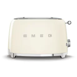 SMEG 50's Style 2 Slice Toaster, Cream (TSF01CRUS)