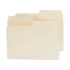 Smead SuperTab File Folders - Manila - Letter Size - 100 Pack