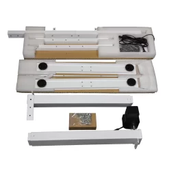 AnthroDesk 60" Electric Standing Desk With White Frame - Black/Mahogany -Professional Office Supply Store 1ca870abeb3d9f86a4a2fad8d0be91c8eaaa80a1 square2957173 6