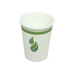 Eco Guardian Compostable PLA-Lined Hot Drink Paper Cups, 10 Oz, 1000 Pack (EG-P-PL-K10-W50)