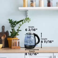 Danby 1.2L Glass/Stainless Steel Kettle - Black -Professional Office Supply Store 2363824cb2640995d10179db2a3b9a5a4dc5d649 square3037440 8