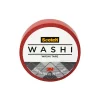 Scotch Expressions Washi Tape - 0.59" X 393" - Red (C314-RED)