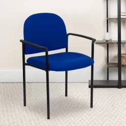 Flash Furniture Comfort Navy Fabric Stackable Steel Side Reception Chair With Arms -Professional Office Supply Store 25124f081c12828b444773ca1e6fa3b91c48c7e3 square256968 7