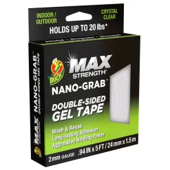 Duck Brand MAX Strength Nano Grab Gel Tape - Clear