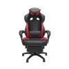 RESPAWN 110 Racing Style Reclining Ergonomic Leather Gaming Chair With Footrest - Red
