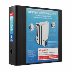 Staples Better Binder - 4" - Black