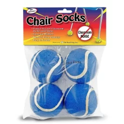 The Pencil Grip Chair Sox, Blue, 4 Pack