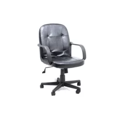 Xtech Executive Office Chair With Lumbar Support, Armrests & Adjustable Height - Black