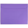 JAM Paper 9" X 12" Booklet Envelopes, Violet Purple Recycled, 50 Pack (1531752I)