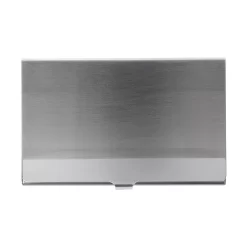 Club Rochelier Top Flip Business Aluminim Card Holder, Silver