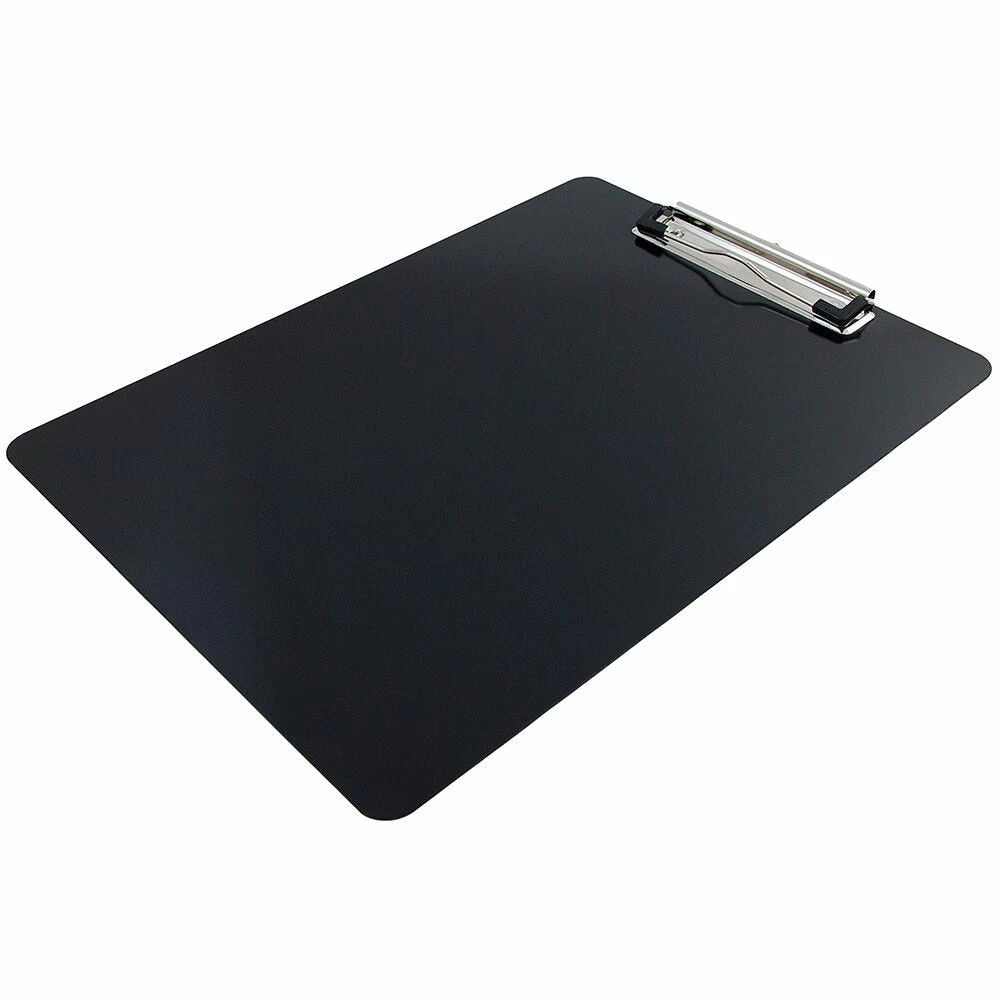 JAM Paper Standard Aluminum Clipboard - Black 3 JAM Paper Standard Aluminum Clipboard - Black - Image 3