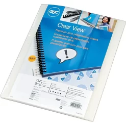 GBC® GBC Designer Premium Plus Presentation Covers, Frost, Square Corners, 25/Pack