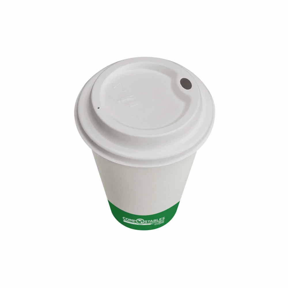 Globe Commercial Products 8 Oz Single Wall Hot/Cold Compostable Paper Cup - 1000 Pack 2 Globe Commercial Products 8 Oz Single Wall Hot/Cold Compostable Paper Cup - 1000 Pack - Image 2