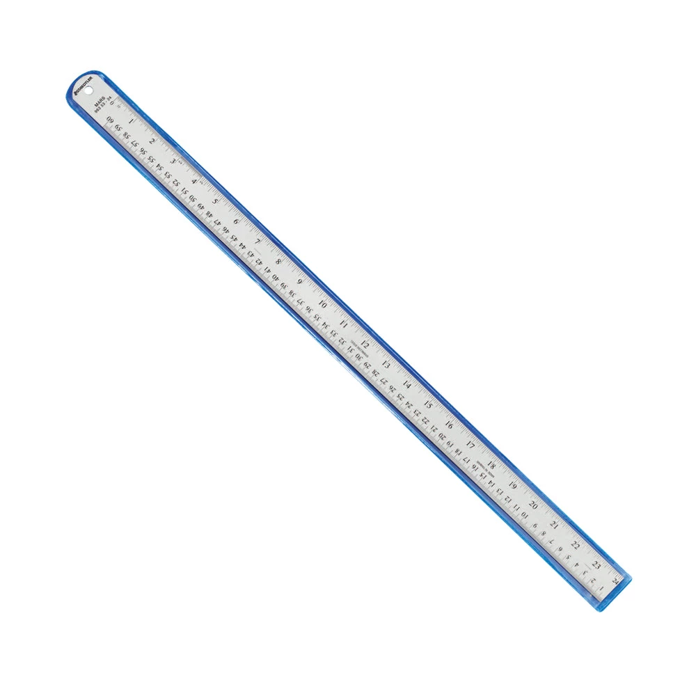 Staedtler 24" Stainless Steel Corked Back Ruler 1 Staedtler 24" Stainless Steel Corked Back Ruler