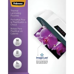Fellowes ImageLast Laminating Pouches, Letter, 3 Mil, 50 Pack (52225)