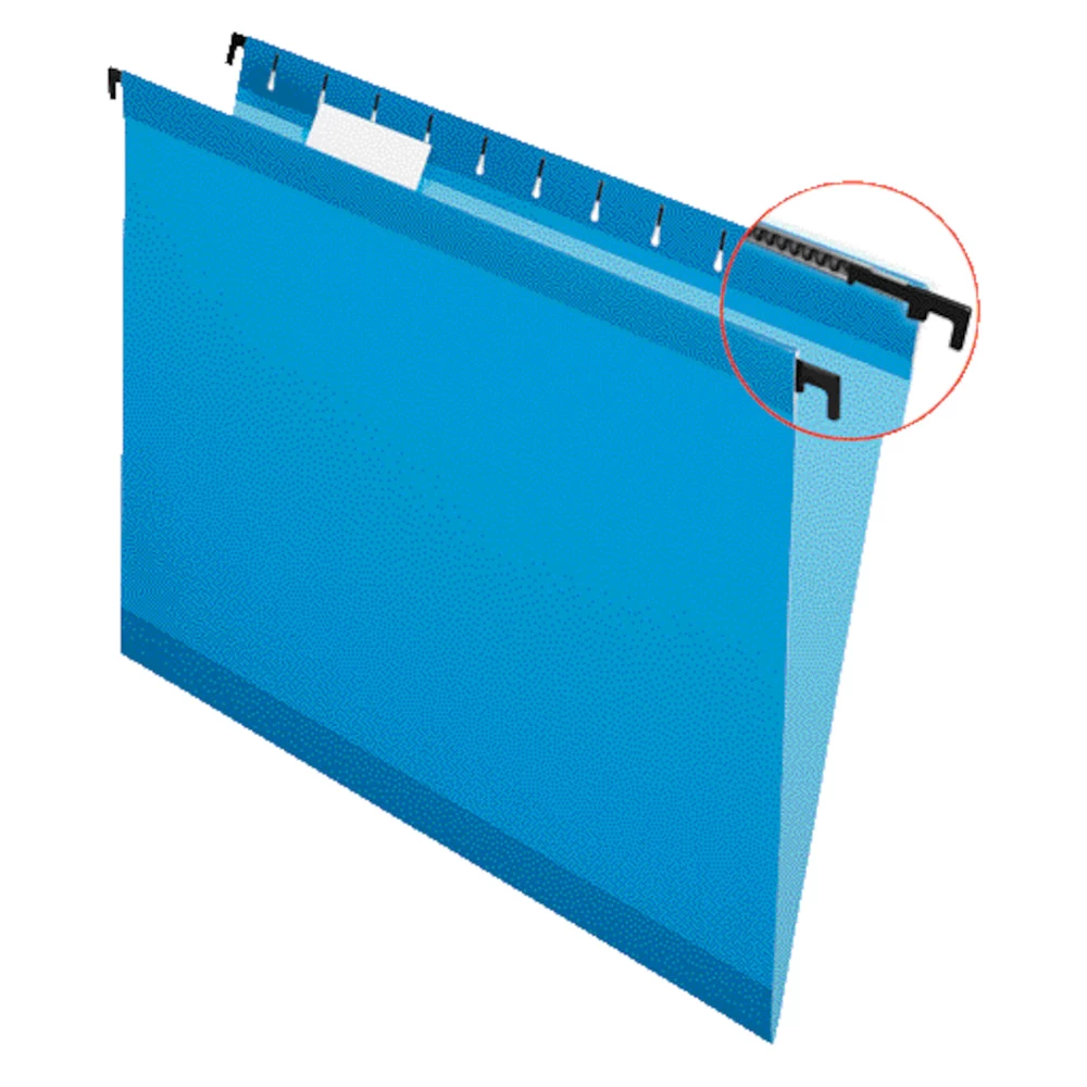 Pendaflex SureHook Reinforced Hanging Folders - Letter Size - Blue - 20 Pack 1 Pendaflex SureHook Reinforced Hanging Folders - Letter Size - Blue - 20 Pack