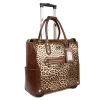 Karla Hanson 50401 Professional & Travel Women's Mobile Trolley Bag, Leopard