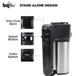 Total Chef 6-Speed Hand Mixer - Black And Stainless Steel -Professional Office Supply Store 3e1adf6a9bf04d9adaae0c4fcca9668d1a6257fe square3019189 3