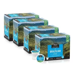 Brown Gold 100% Brazilian Coffee - K-Cup Compatible - 96 Pack
