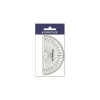 Staedtler Protractor, Tinted Plastic 4", 100mm, 180 Degrees With Beveled Edges