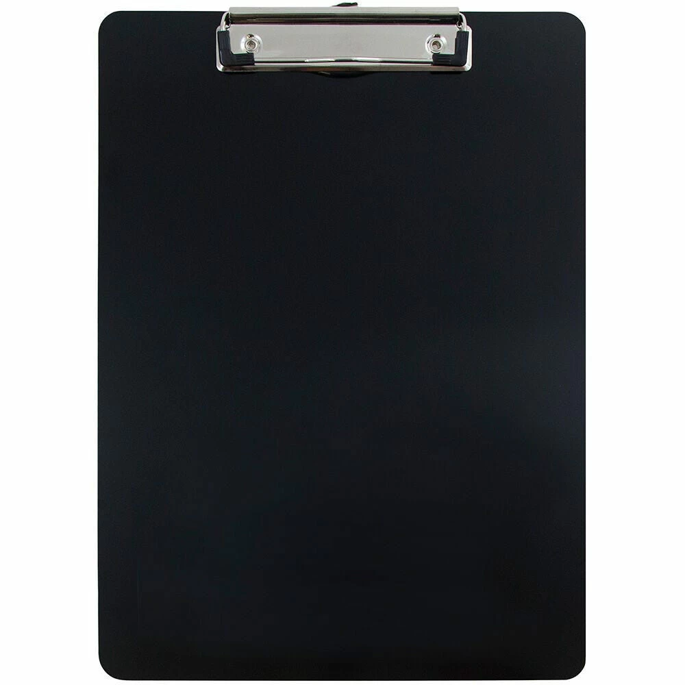JAM Paper Standard Aluminum Clipboard - Black 1 JAM Paper Standard Aluminum Clipboard - Black