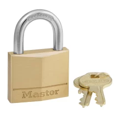 Master Lock 1-9/16in (40mm) Wide Solid Brass Body Padlock