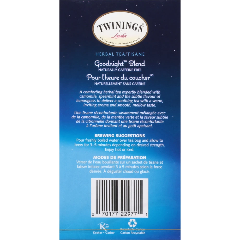 Twinings Of London Goodnight Blend Tea - 50 Pack 7 Twinings Of London Goodnight Blend Tea - 50 Pack - Image 7