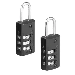 Master Lock 20mm Wide Set Your Own Combination Lock, Keyed A-Like, 2 Pack