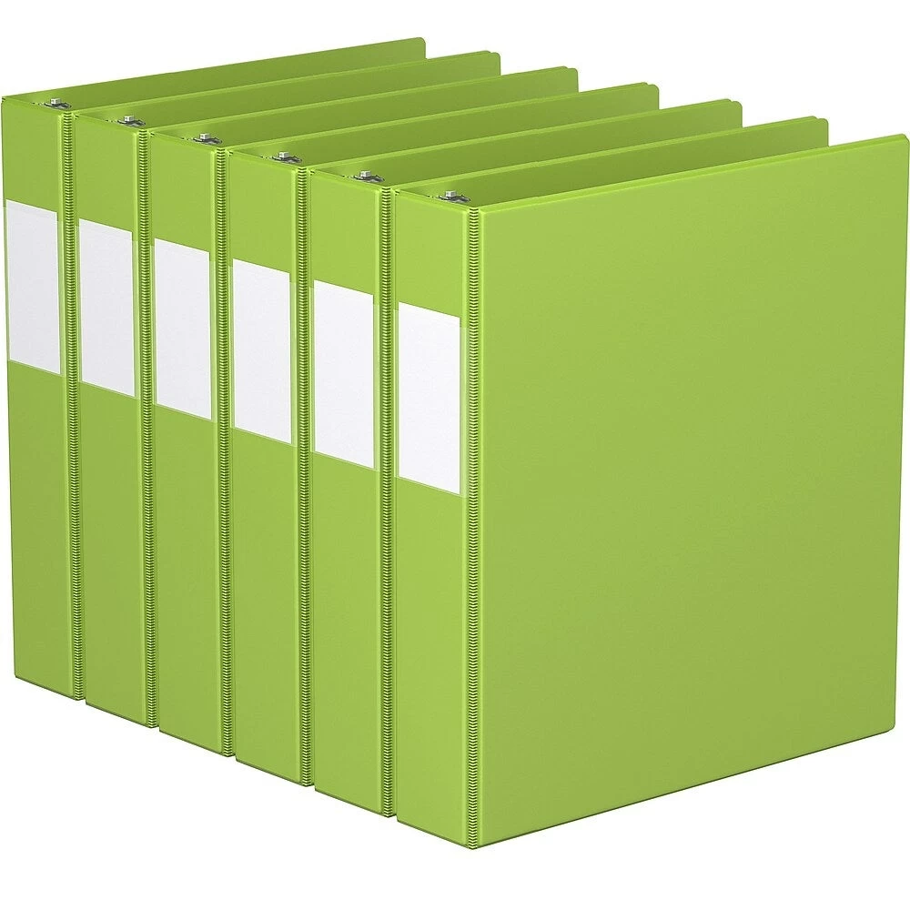Davis Group Premium Economy Binder - D Ring - 1.5" - Lime Green - 6 Pack 1 Davis Group Premium Economy Binder - D Ring - 1.5" - Lime Green - 6 Pack