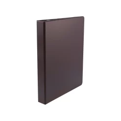 Staples Economy Round Ring Binder - 1/2" - Black