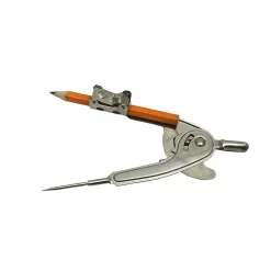 Charles Leonard Ball Bearing Compass With Golf Pencil, 12 Pack (CHL77360)