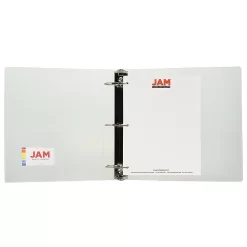 JAM Paper Plastic 3 Ring Binders, 3 Inch, Clear, 108/Pack (821T3CLB) -Professional Office Supply Store 4e7ebbdd776f9eb6852ee888aa3970bdd48b4e3b square360396 5